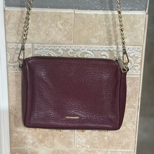 Rebecca Minkoff burgundy shoulder bag